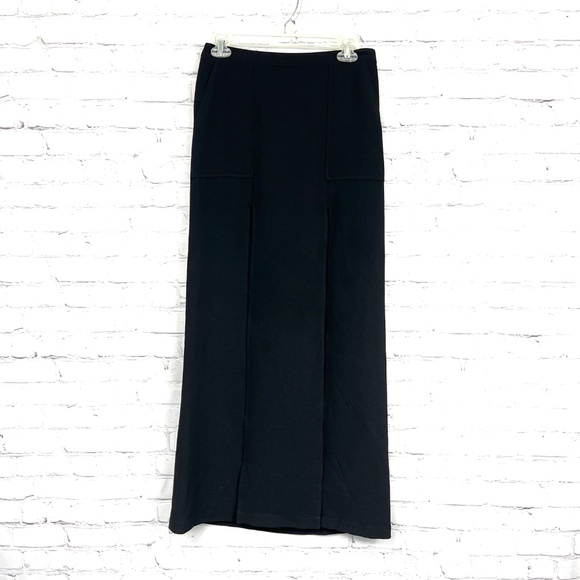 20.💃🏼 - BCBGMaxAzria Black Maxi Skirt-FOR UPCOMING LIVE SHOW!👯‍♀️👯‍♂️👯 - Picture 1 of 3